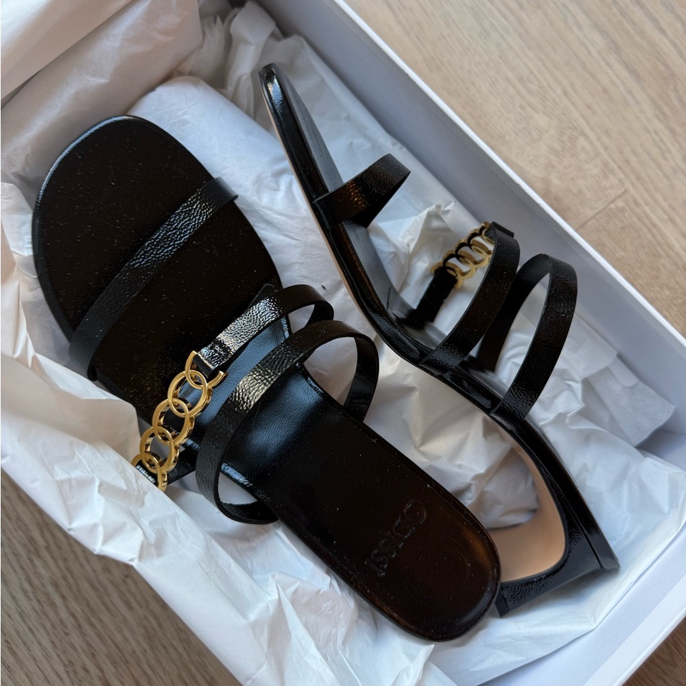 Elegant Black Strappy Heels